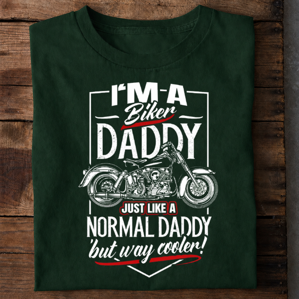 Biker Daddy Premium Cotton T Shirt
