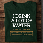 Drink Coffee Premium Cotton T Shirt
