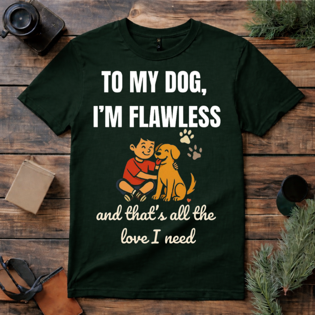 To My Dog I’m Flawless T Shirt