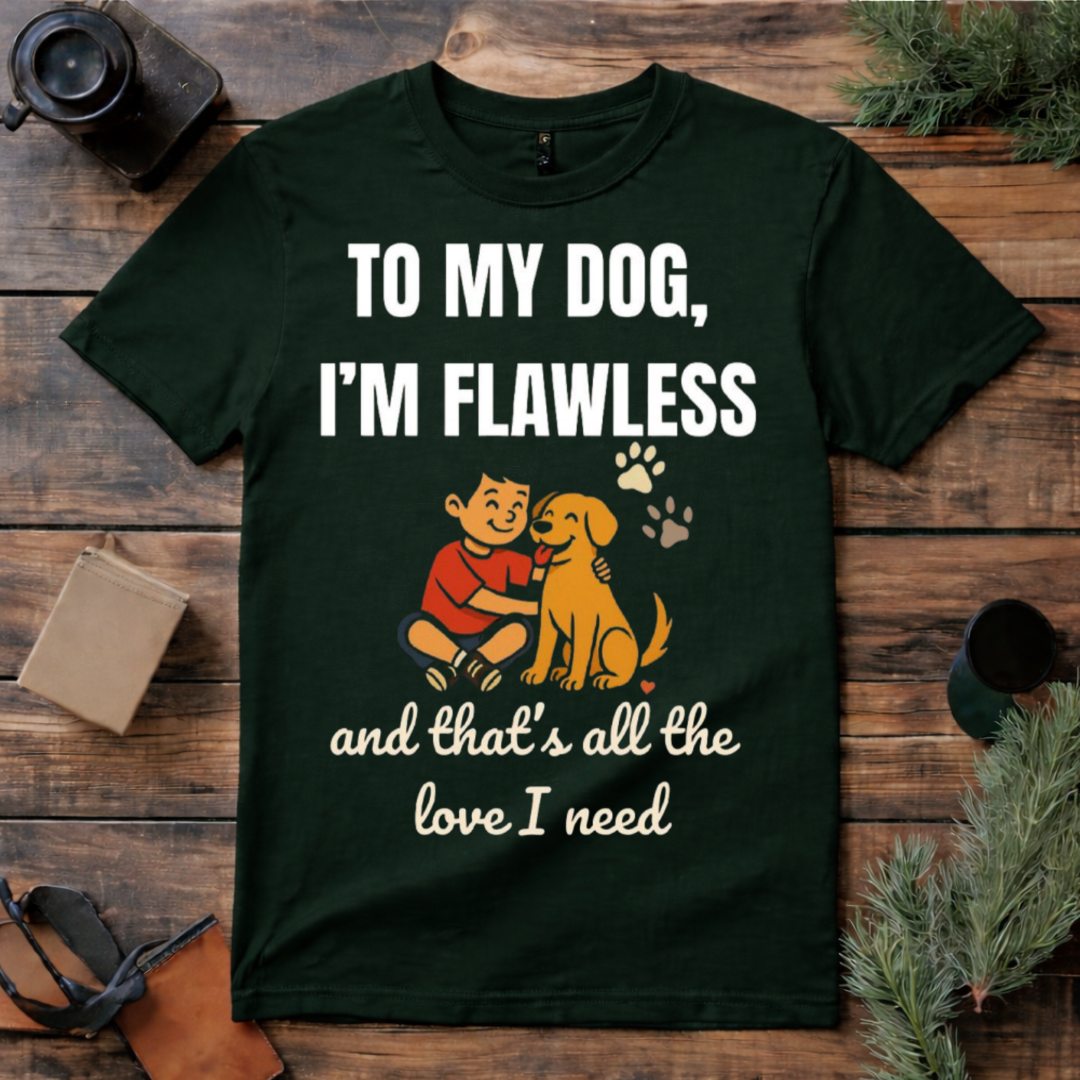 To My Dog I’m Flawless T Shirt