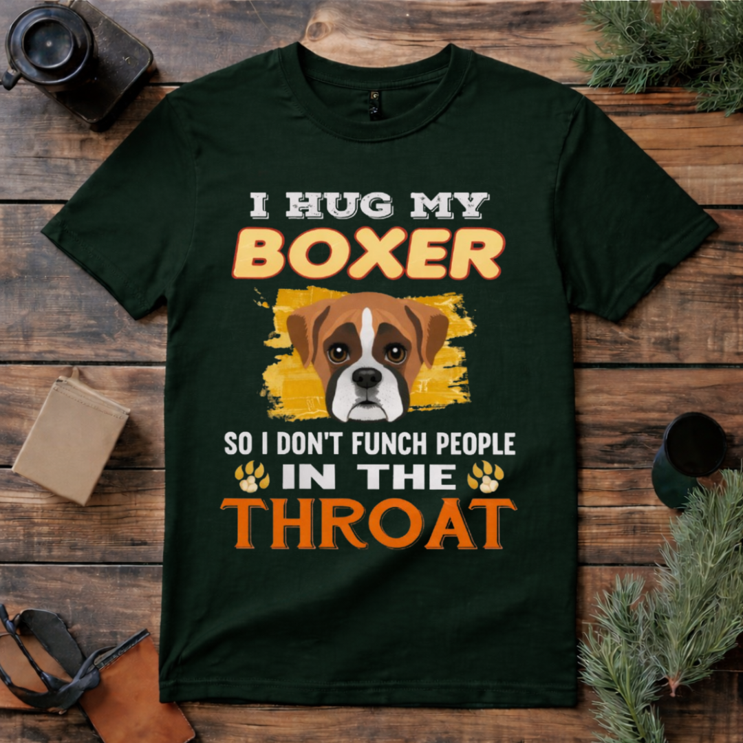 I Hug My Boxer T Shirt