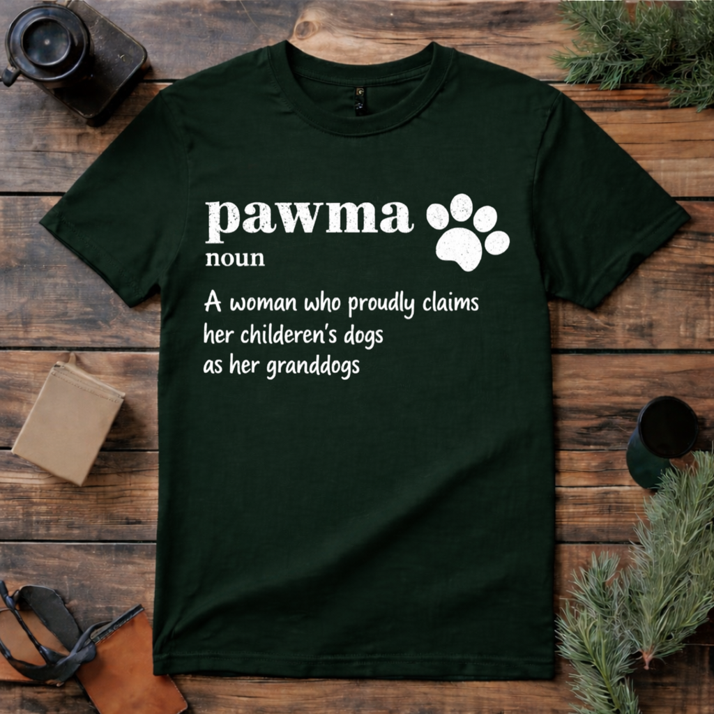 Dog Grandma Pawma T Shirt