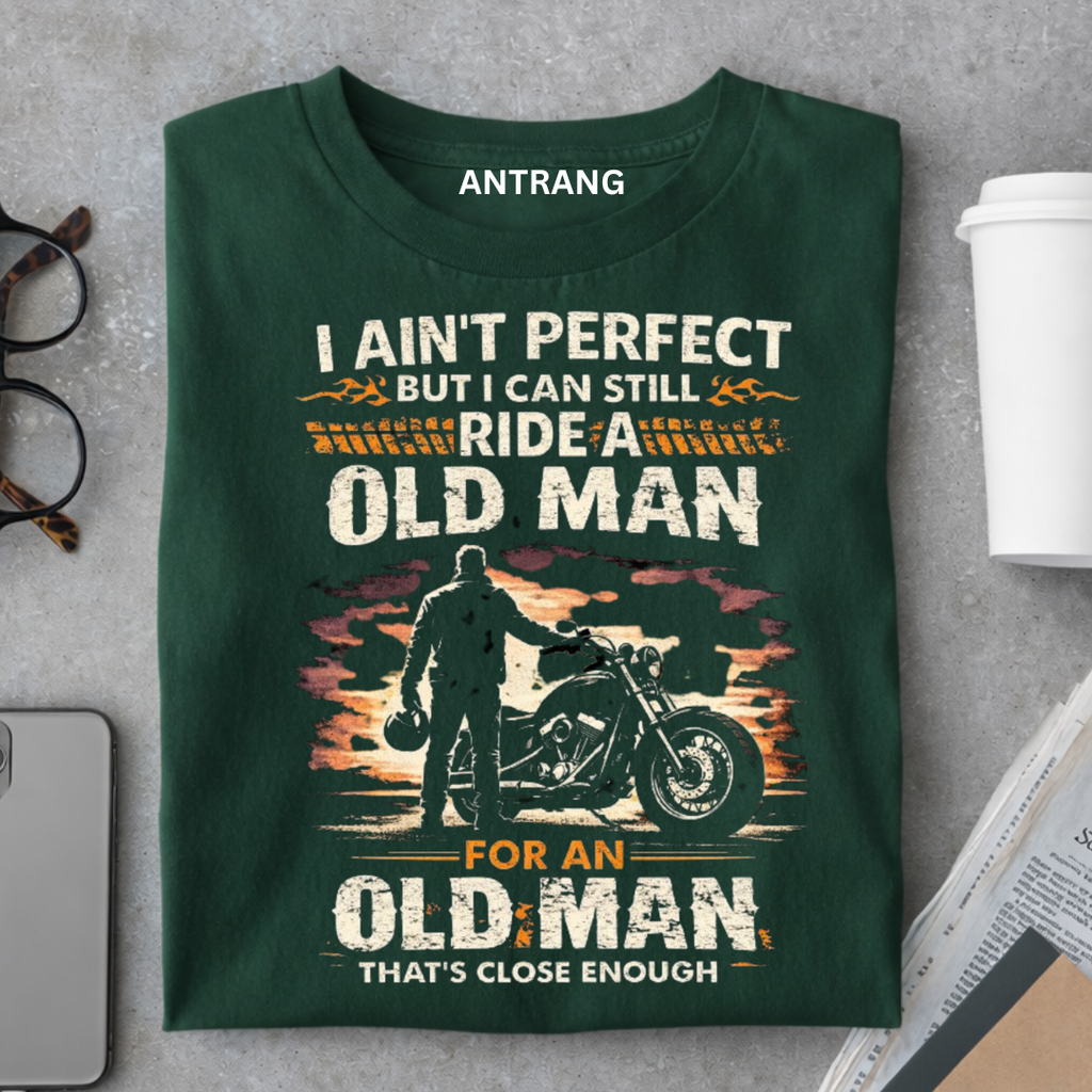 Old Man Biker T Shirt