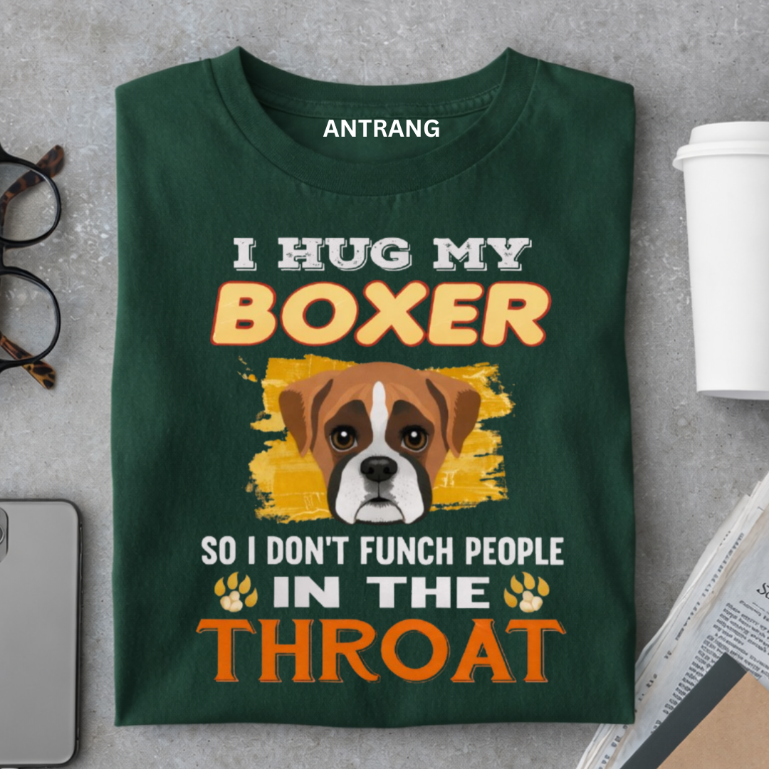 I Hug My Boxer T Shirt