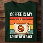 Spirit Beverage Coffee Premium Cotton T Shirt