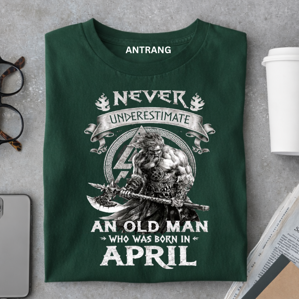 April Born Old Man Legend T Shirt