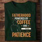 Fatherhood Coffee Premium Cotton T Shirt