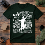 Badminton Fun Sport T Shirt