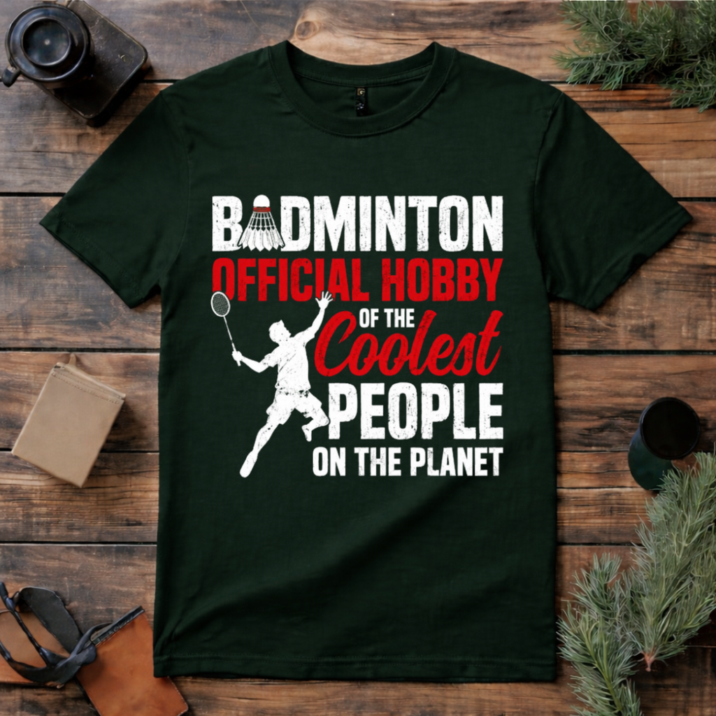 Badminton Official Premium Cotton T Shirt