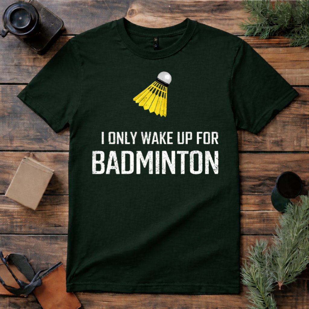 Wake Up for Badminton T Shirt