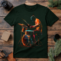 Neon Drummer Art T Shirt