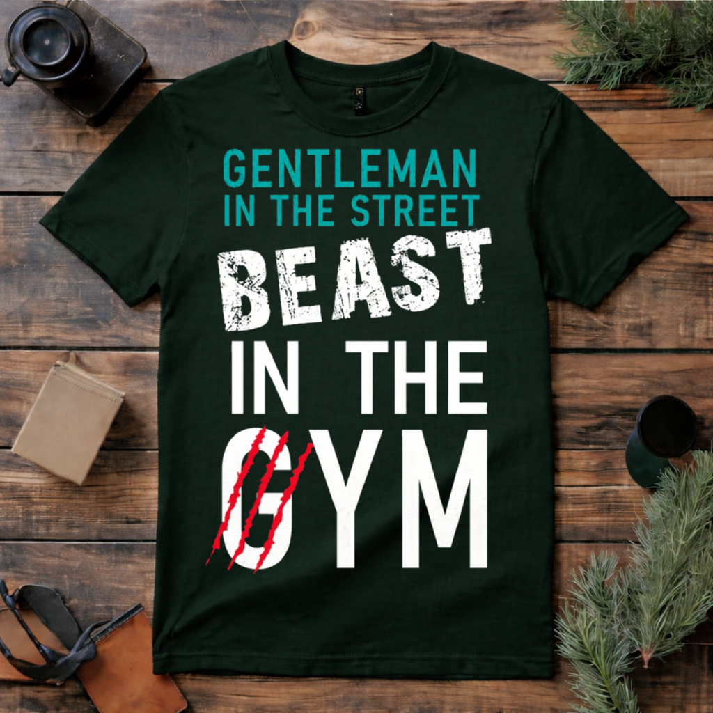 Gentleman in the Street Beast in the Gym T Shirt