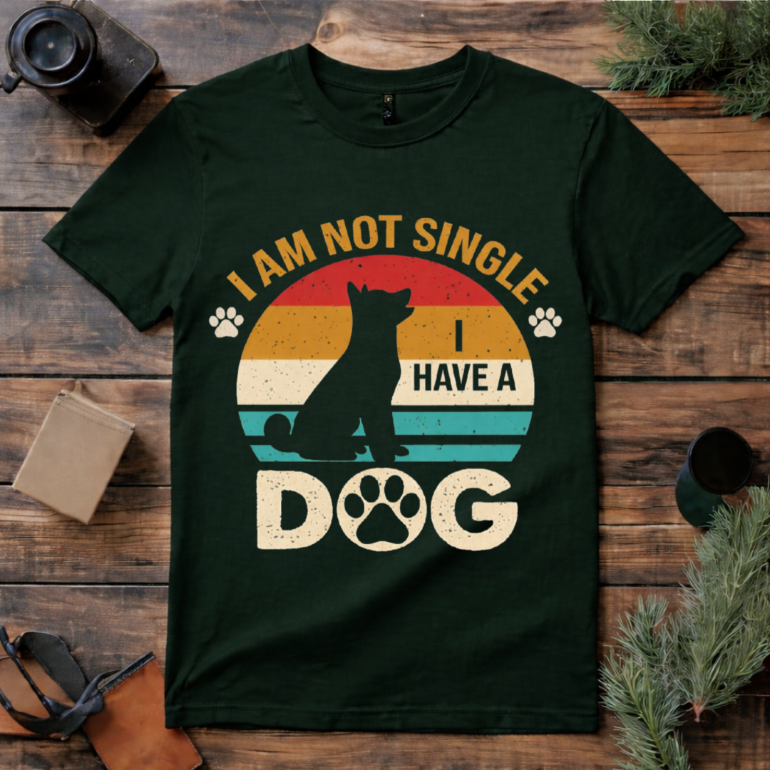 Not Single I Have a Dog T Shirt
