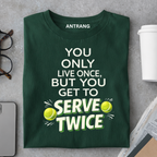 Serve Twice Tennis T Shirt