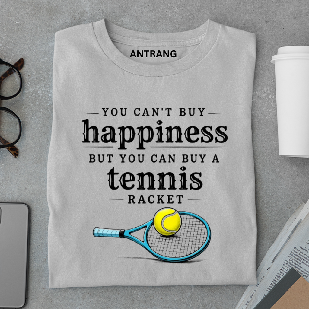 Tennis Racket Happiness T Shirt