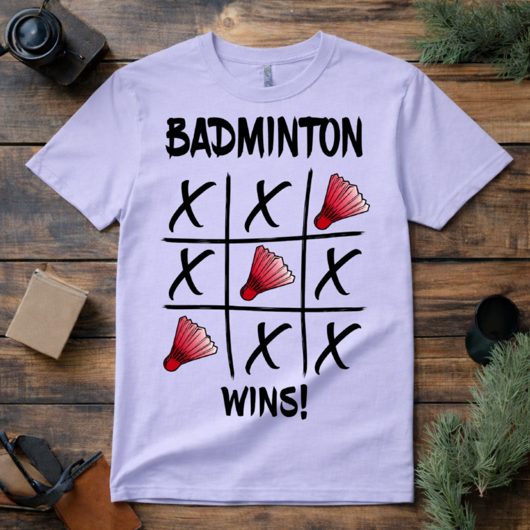 Badminton Winner T Shirt