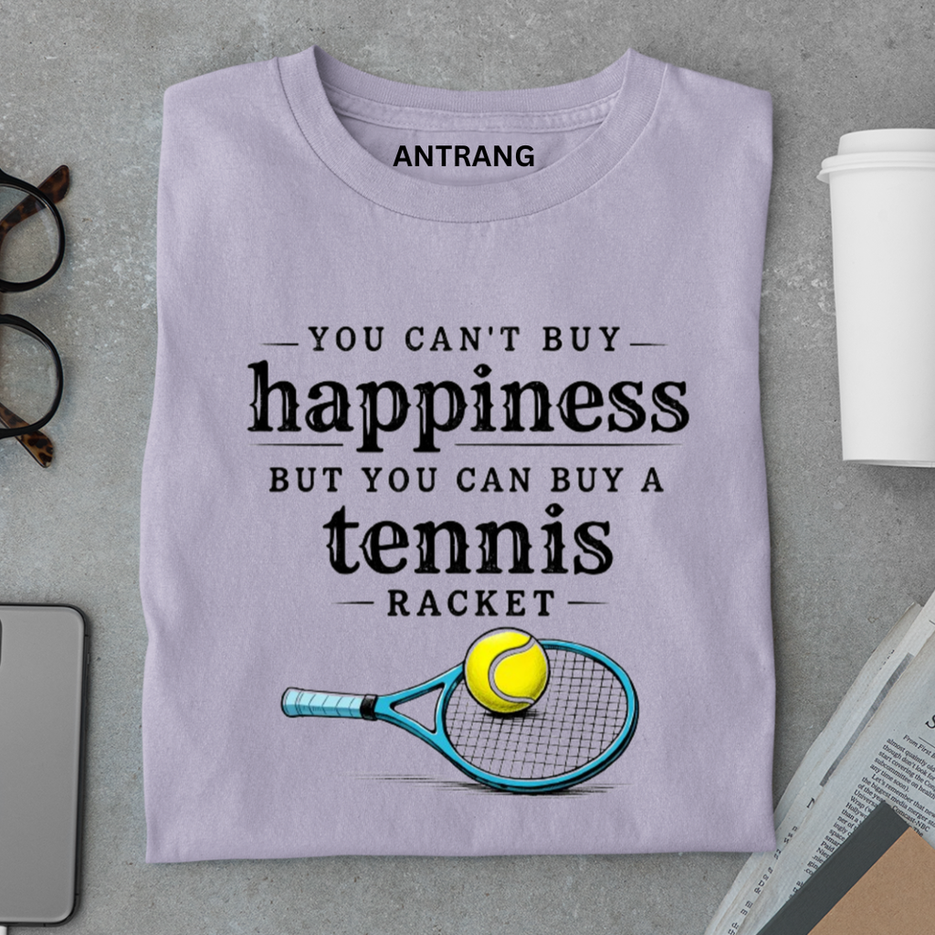 Tennis Racket Happiness T Shirt