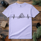 Badminton Heartbeat T Shirt