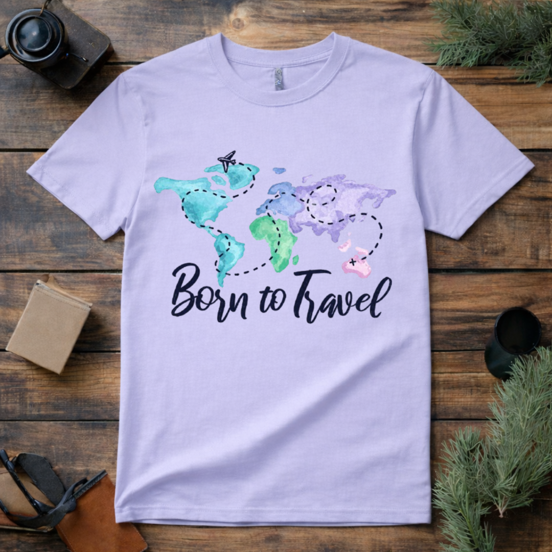 Born to Travel T Shirt