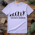 Evolution of Badminton T Shirt
