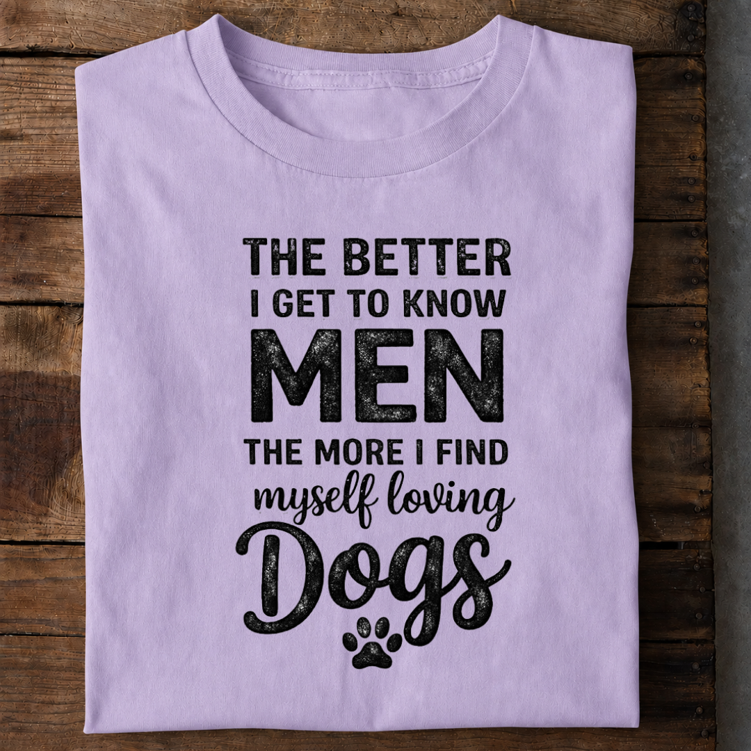 More  Love Dogs Premium Cotton T Shirt