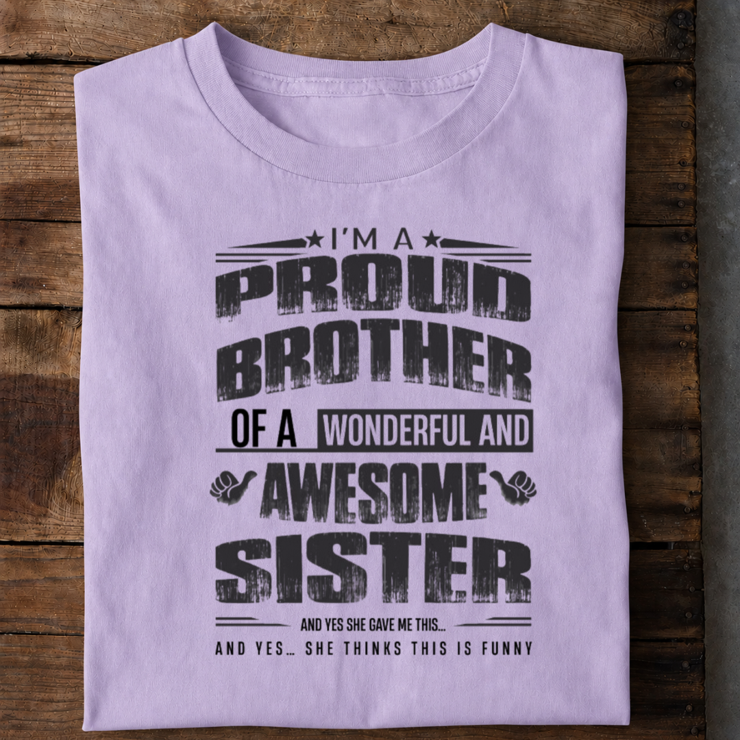 Proud Brother Premium Cotton T Shirt