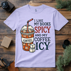 Coffee  Icy Book Spicy T Shirt