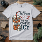 Coffee  Icy Book Spicy T Shirt