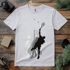 Tennis Serve Silhouette T Shirt