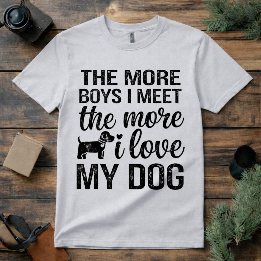 Dog Love More T Shirt