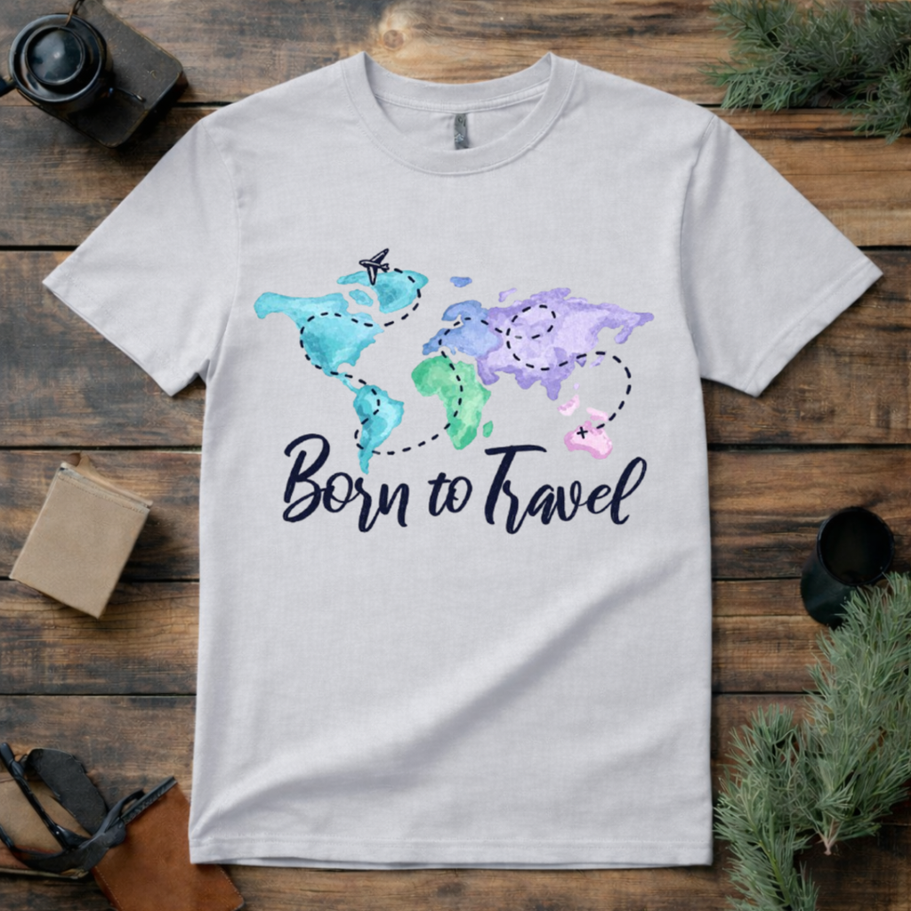 Born to Travel T Shirt
