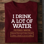 Drink Coffee Premium Cotton T Shirt