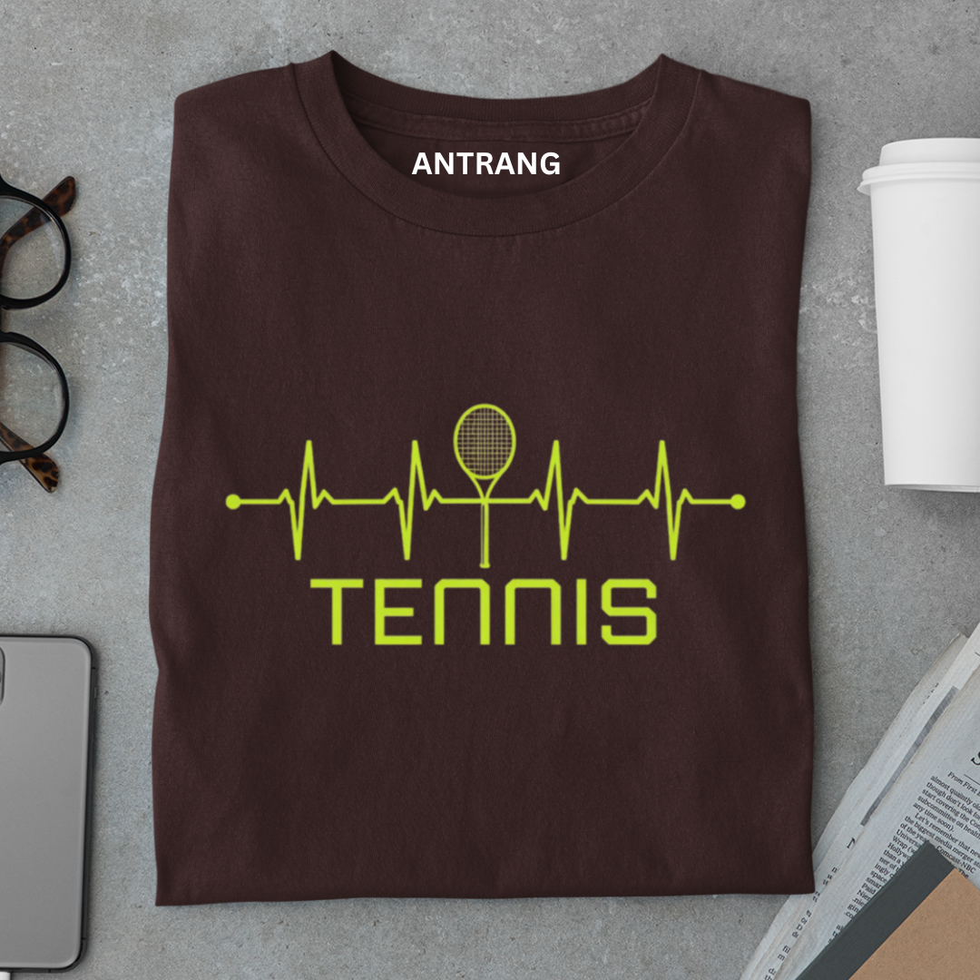 Tennis Heartbeat T Shirt