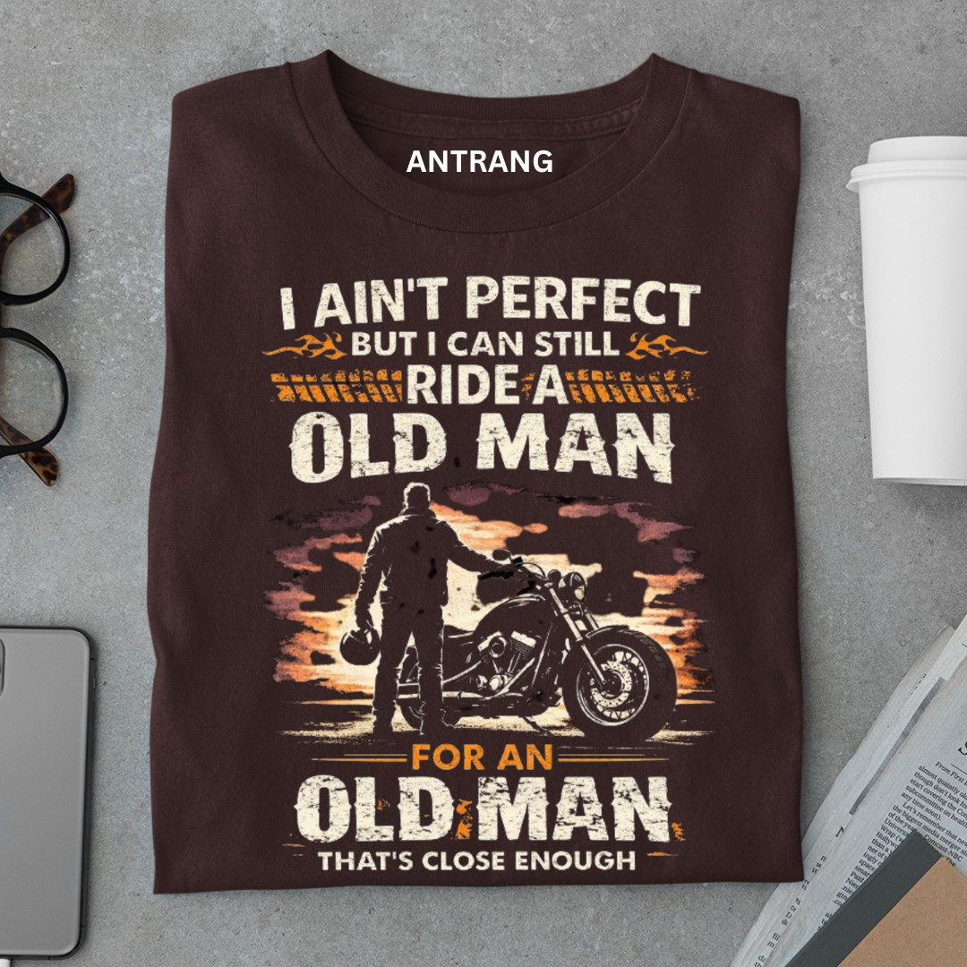 Old Man Biker T Shirt