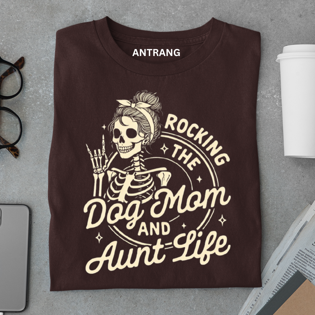 Rocking the Dog Mom Life T Shirt