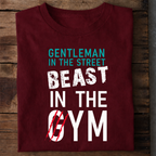 Gentleman Beast Gym Premium Cotton T Shirt