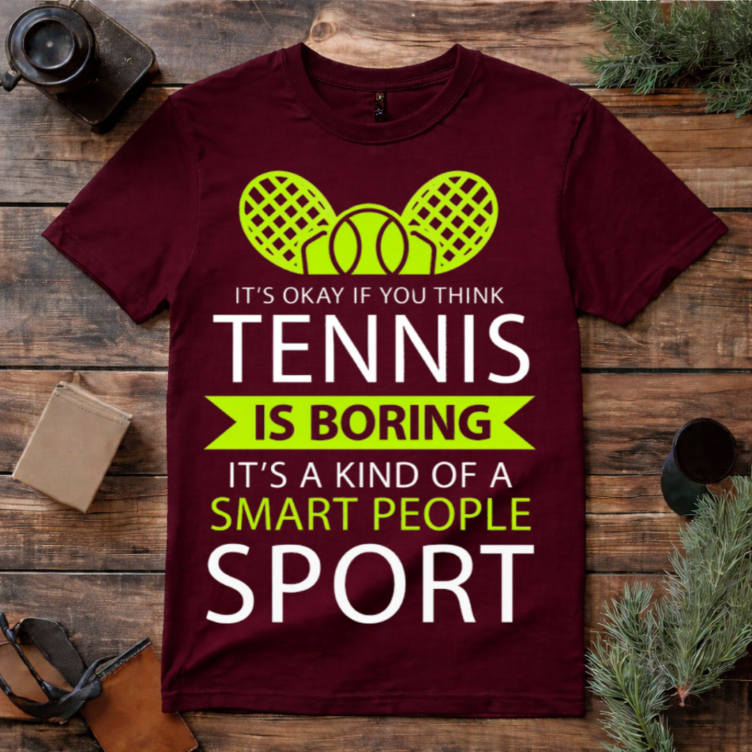 Tennis Smart People Sport T Shirt