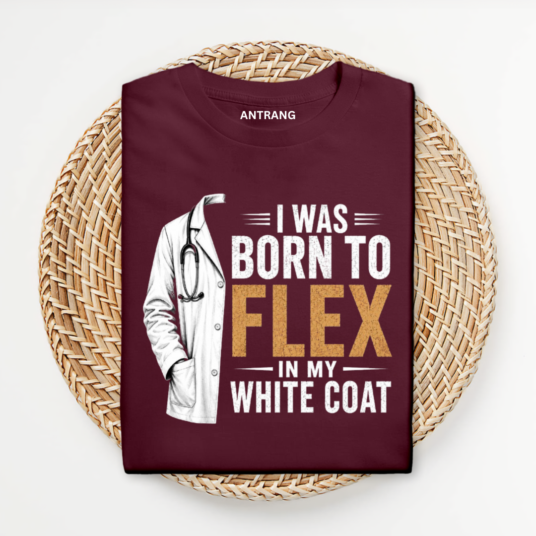 Flex White Coat T Shirt