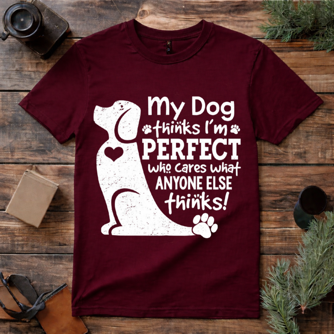 My Dog Thinks I’m Perfect T Shirt