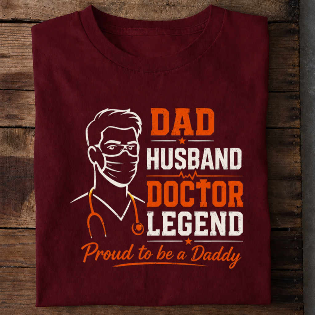 Doctor Dad Premium Cotton T Shirt