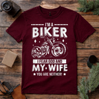 I Fear God and My Wife Biker T Shirt