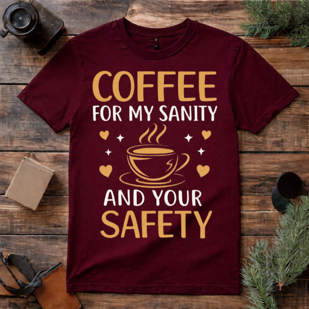 Coffee for My Sanity T Shirt