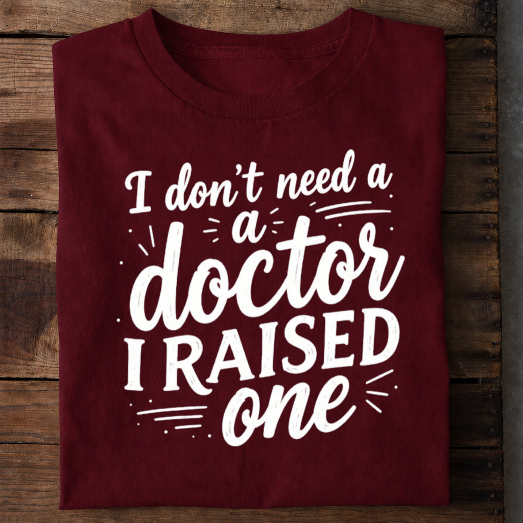 Raised Doctor Premium Cotton T Shirt