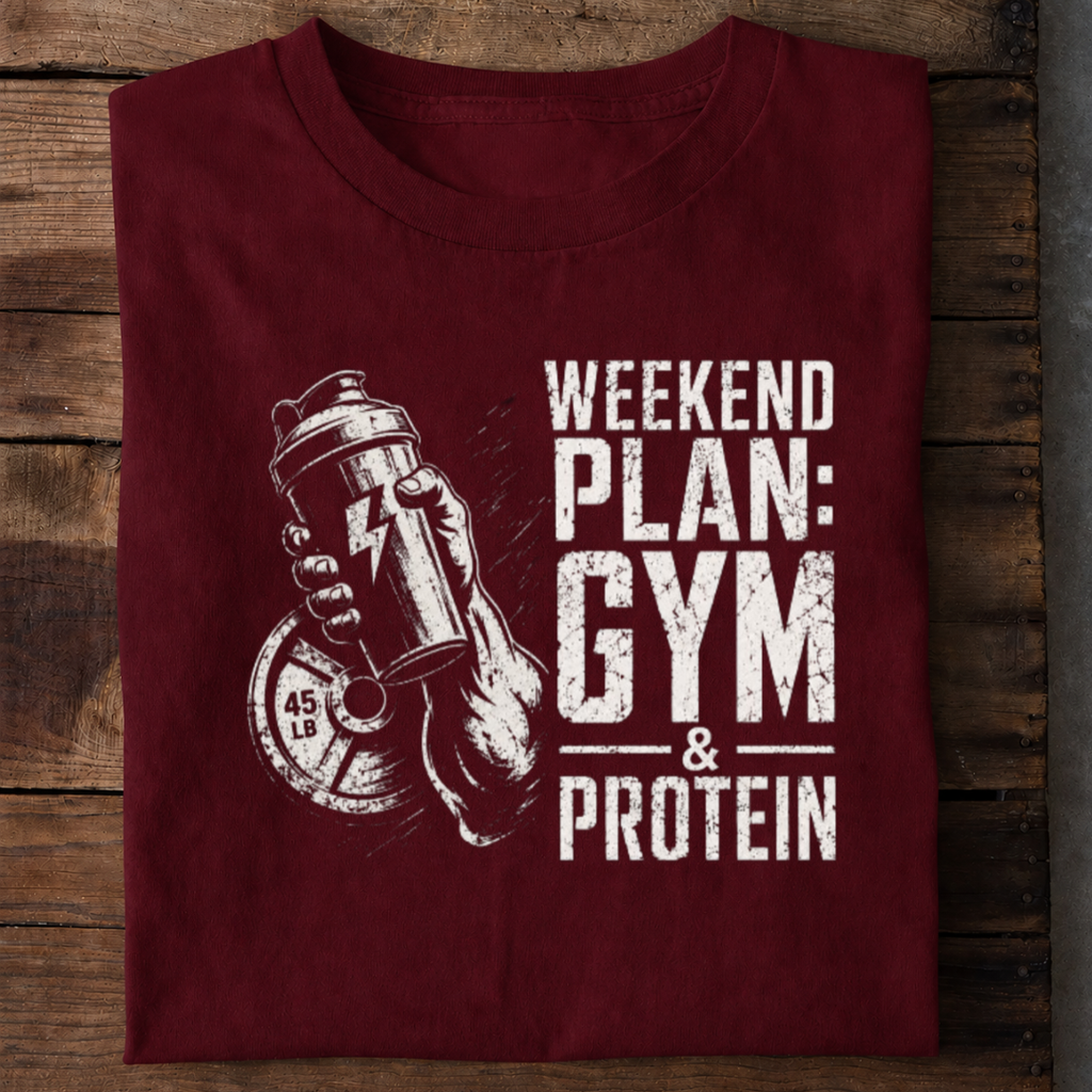 Weekend Gym Premium Cotton T Shirt