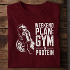 Weekend Gym Premium Cotton T Shirt
