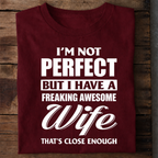 Awesome Wife Premium Cotton T Shirt