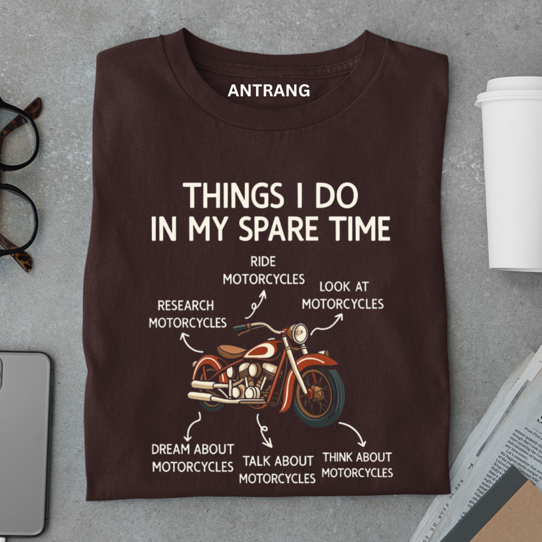 Things I Do Motorcycle Lover T Shirt