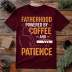 Fatherhood Powered by Coffee T Shirt