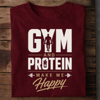 Protein and Gym Premium Cotton T Shirt