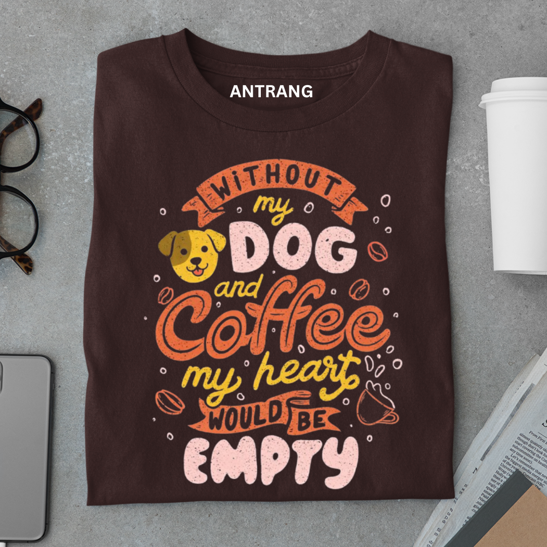 Dog and Coffee Lover T Shirt